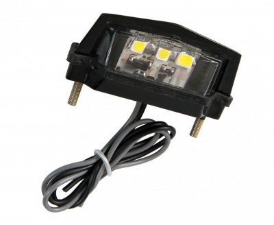 Lampa iluminat numar inmatriculare cu 3 SMD 12V - Alb Garage AutoRide foto