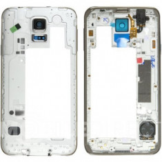 Carcasa mijloc Samsung Galaxy S5 G900 Construit Gri Swap A