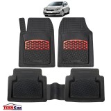 Kia Ceed II Covorase Auto TeamCar&reg; Tip Tavita Compatibile (2012&ndash;2018) Red, Cauciuc
