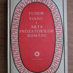 Tudor Vianu - Arta prozatorilor romani
