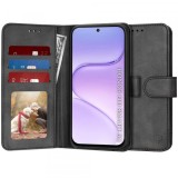 Husa pentru Honor 600 Smart, Techsuit, Diary Book, Neagra