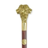 Baston din lemn mahon cu cap de leu WS-122