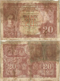 1941 (1945), 20 cents (P-9a) - Malaya!