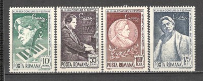 Romania.1964 Festival international de muzica G.Enescu XR.488 foto
