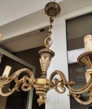 Candelabru din bronz masiv Empire cu 6 brate