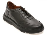 Pantofi OTTER negri, UZ526, din piele naturala