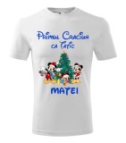 Tricou Personalizat Primul Craciun ca Tatic - Cadou Special pentru Taticii Lui Matei