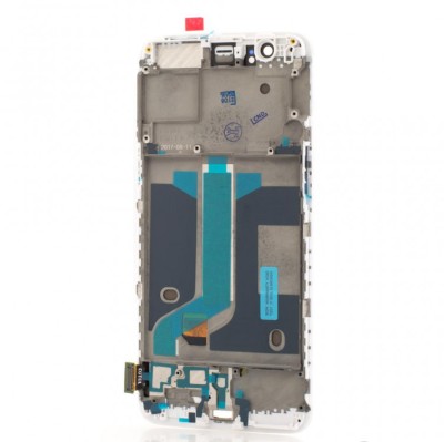 LCD OnePlus 5, Complet, White, OLED foto