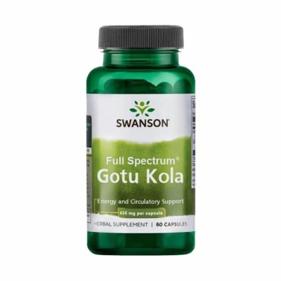 Full Specturm Gotu Kola 435 miligrame 60 capsule Swanson foto