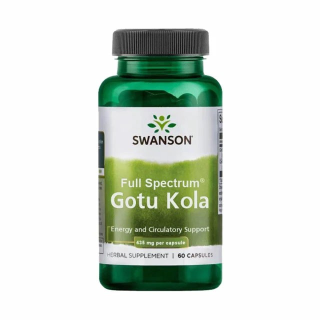 Full Specturm Gotu Kola 435 miligrame 60 capsule Swanson