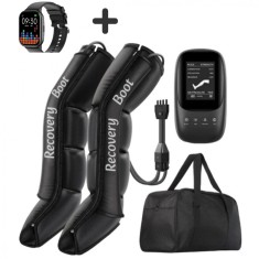 Aparat masaj Profesional pentru Picioare, Gambe si Coapse, Drenaj Limfatic, Refacere Musculara, cu 8 Camere de Compresie, 8 Nivele de intensitate si 3 foto