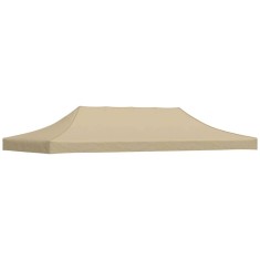 vidaXL Acoperiș pentru cort de petrecere, bej, 6 x 3 m, 270 g/m&sup2;