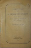 CONSIDERATIONS SUR LA POLITIQUE RUSSE EN ORIENT DANS SES RAPPORTS AVEC LA PAIX ET LA TRANQUILLITE DE L EUROPE