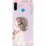 Husa silicon pentru Huawei P30 Lite, Girl 001