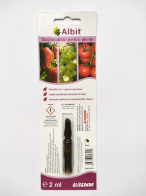 Biostimulator ALBIT - 2 ml, Tratament Seminte si Ingrasamant Foliar Concentrat foto