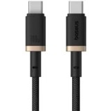 Cablu alimentare si date Baseus P10377803U01-00 Dura Fast Charging /Data USB Type-C la USB Type-C 100W certificat 1m galben+negr