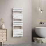 Handtuchheizk&ouml;rper Voss Wei&szlig; 120x40cm Lamellen [neu.haus] HausGarden Leisure