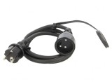 Prelungitor Alimentare 1.5m 16A Negru