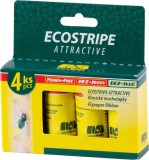 Capcana adeziva pentru muste Ecostripe cu atractanti, 4 bucati