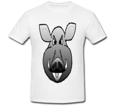 Tricou &amp;quot; Porc mistret gri 2 &amp;quot; foto