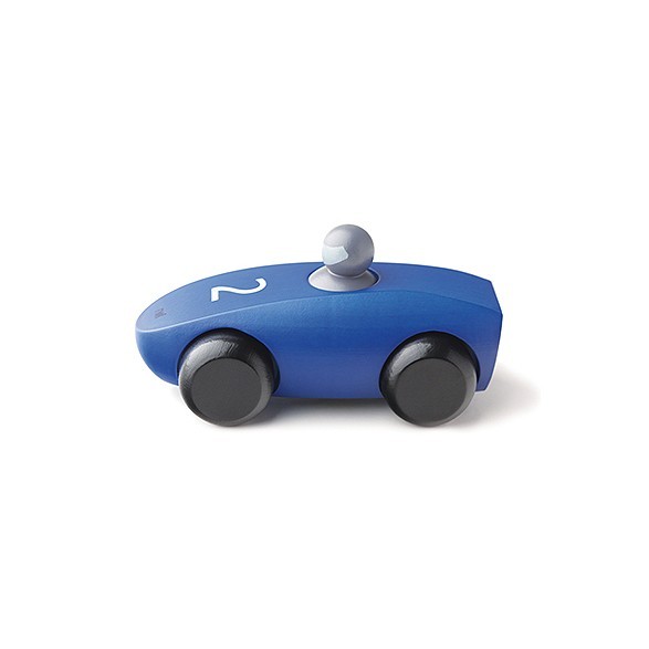 Naef sports car masinuta masina jucarie copii albastra lemn artar made in Germany Kurt Naef Elvetia