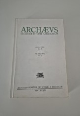 Archaeus Studii de istorie si arta An doi 1998 fasc 2 / An trei 1999 fasc 1
