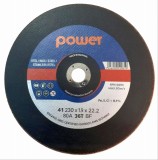 Disc debitare inox si otel, Carbochim Power 80A36TBF, 230 x 22.2 x 1.9 mm