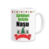 Cana alba personalizata Sarbatori fericite Nasu, INOVATIX&reg;️. 330ml, Oem