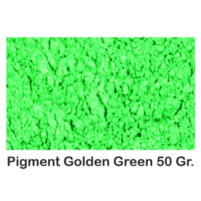 Pigment Metalic Golden Green 50Gr. foto