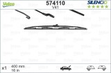 Stergator parbriz Valeo Silencio Conventional, clasic, cauciuc+grafit, carlig/universal. Compatibil auto. Lungime sofer: 375-750mm