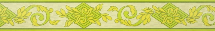 Bordura decorativa pentru tapet, clasic, verde, 5.3cm x 10m, F802-145