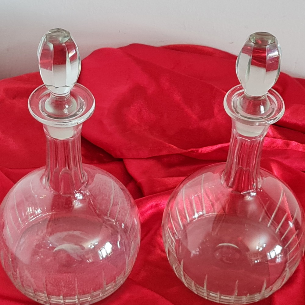 PERECHE DE CARAFE, DECANTOARE DE CRISTAL - BACCARAT - FRANTA anii 1900 |  Okazii.ro