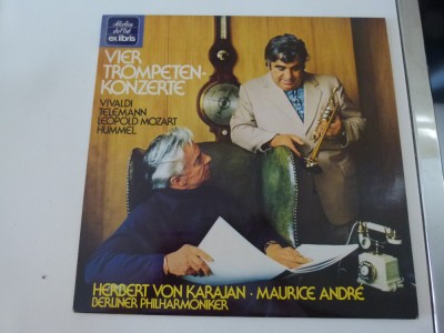 Vivaldi, Telemann, Hummel - Maurice Andre, Karajan foto