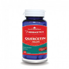 Quercetin+Vitamina D3, 30cps, Herbagetica