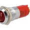Lampă de control LED roșie 24-28V IP67 14.2mm