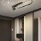 Aplica LED 40W, cu cer instelat negru + gold, 3000/4000/6000k