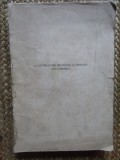 LA LITTERATURE ROUMAINE A L &#039; EPOQUE DES LUMIERES de D. POPOVICI , Sibiu 1945
