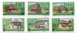Romania (502) - Arhitectura traditionala, 1989, serie neobliterata