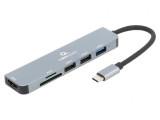 Adaptor USB 2.0 și 3.1 Negru 0.12m 5Gbps Cablexpert