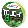 Fir Textil Pescuit Climax Touch 8+ Chartreuse Fluo 135m, 0.25mm, 24kg, Impletit, Rezistent Abraziune