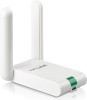 ADAPTOR RETEA TP-LINK MINI, extern wireless 2.4 GHz, Mini USB 2.0, port, 300 Mbps, antena externa x 2, &quot;TL-WN822N&quot; (timbru verde 0.18 lei)
