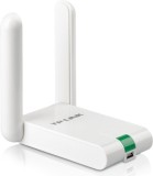 ADAPTOR RETEA TP-LINK MINI, extern wireless 2.4 GHz, Mini USB 2.0, port, 300 Mbps, antena externa x 2, &quot;TL-WN822N&quot; (timbru verde 0.18 lei)