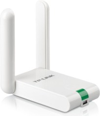 ADAPTOR RETEA TP-LINK MINI, extern wireless 2.4 GHz, Mini USB 2.0, port, 300 Mbps, antena externa x 2, &quot;TL-WN822N&quot; (timbru verde 0.18 lei)