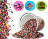 Cumpara ieftin Set 6800 margele de calcat, sabloane, accesorii incluse, multicolor