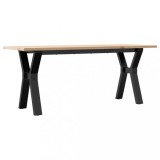 Cumpara ieftin Masa de cafea, cadru Y, 110x40x45 cm, lemn masiv pin si Otel