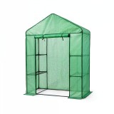 Seră de balcon 143x73x195 cm verde