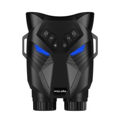 Binoclu Digital Wolf 4K, Profesional de Vanatoare, cu Inregistrare, Vedere pe Timp de Noapte, Infrarosu, Negru