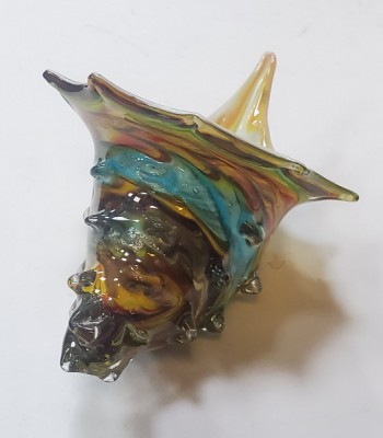 Scoica, Obiect decorativ din sticla Murano, Secol 20 foto