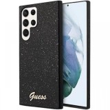 Guess Husa Glitter Script Samsung Galaxy S24 Ultra Negru