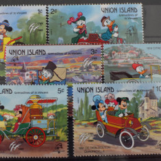 TS23/11 Timbre Serie Union Island - Disney